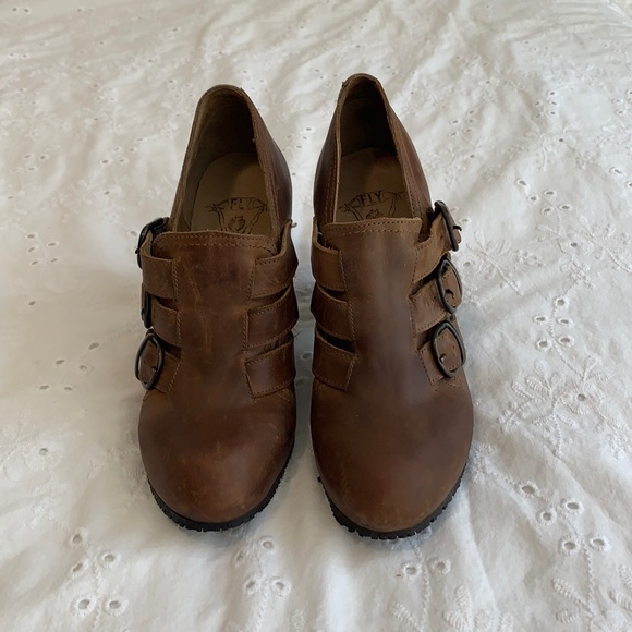 Fly London Leather Heels - Picture 2 of 7